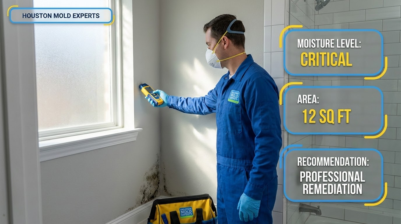 When to address mold yourself vs calling professionals in Houston