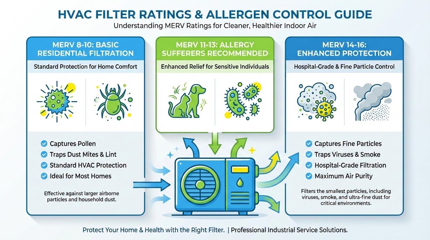 HVAC system role in allergen control for Houston homes