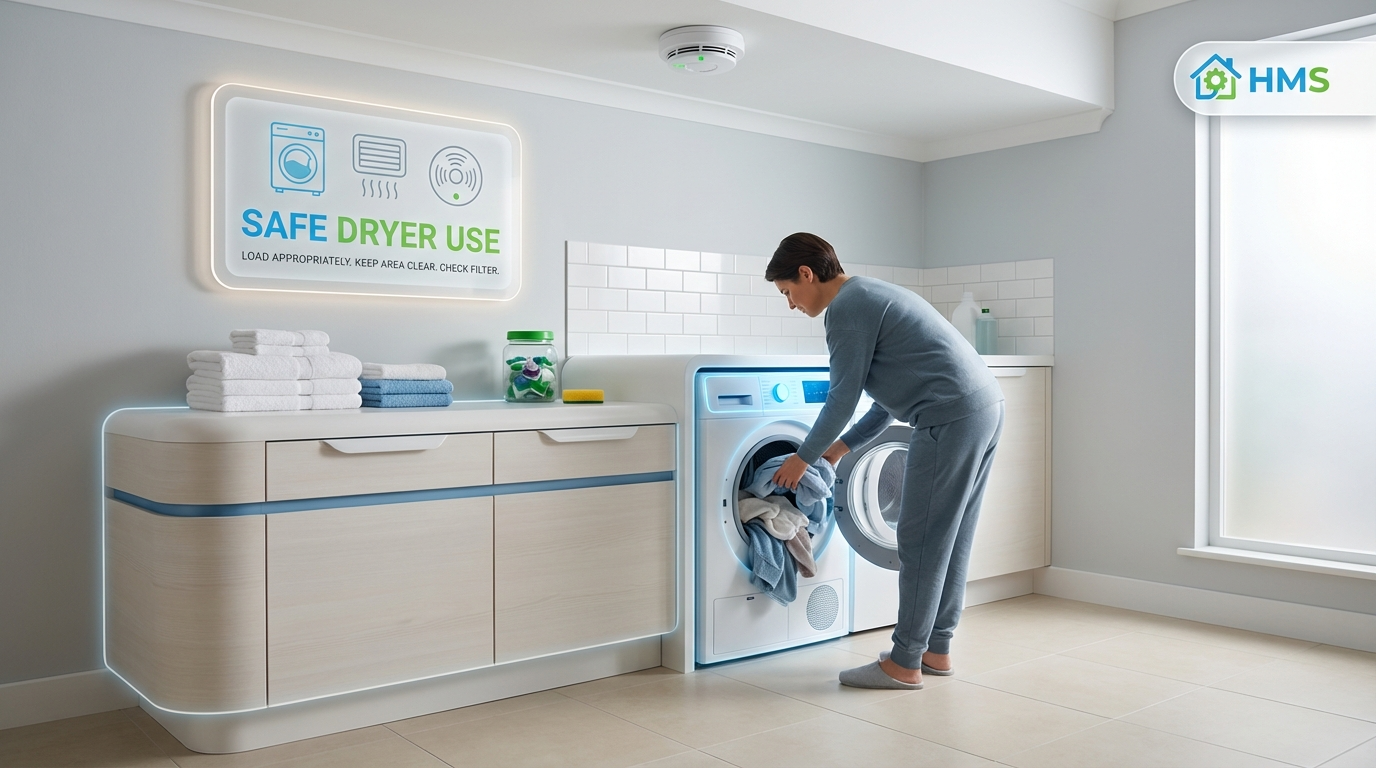 Everyday habits that affect dryer fire risk