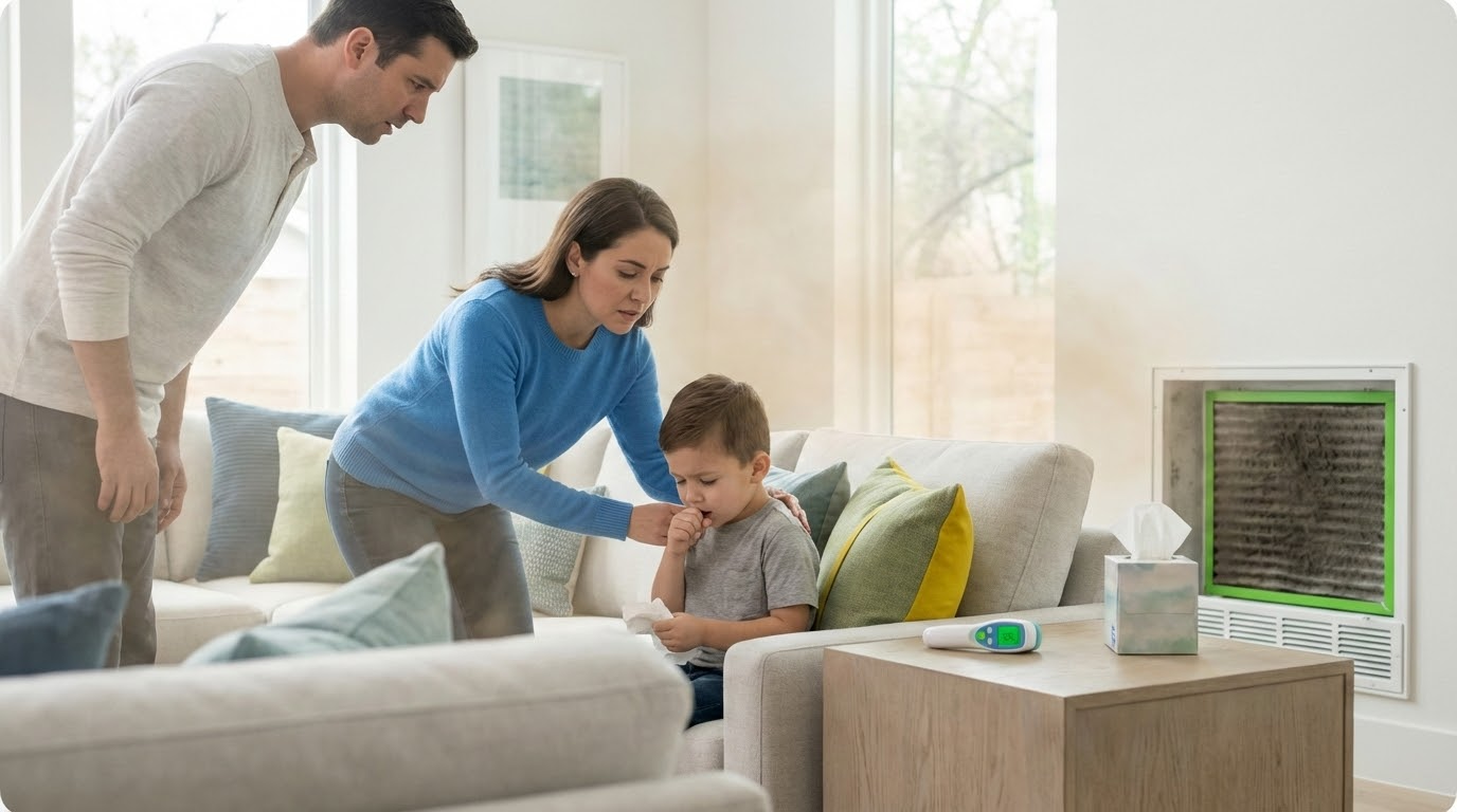 Health effects of poor indoor air quality in Houston homes