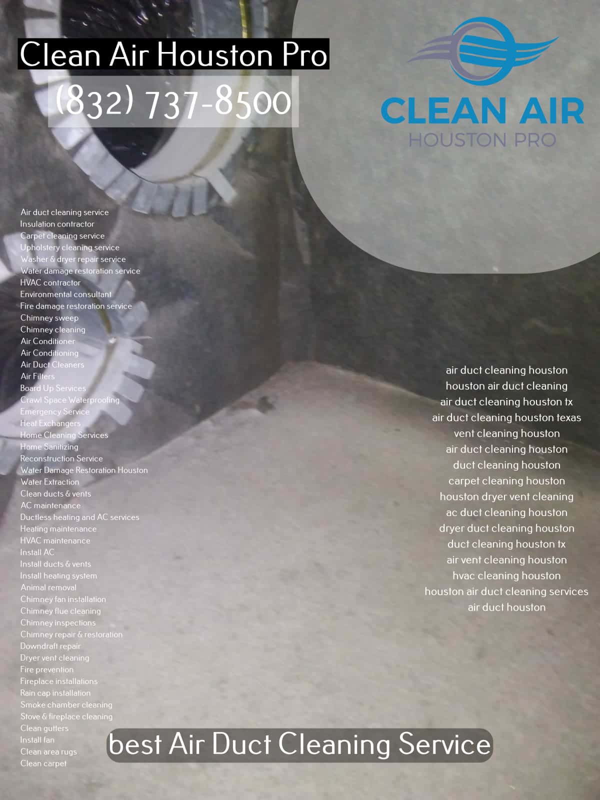 Our Working Photos Clean Air Houston Pro